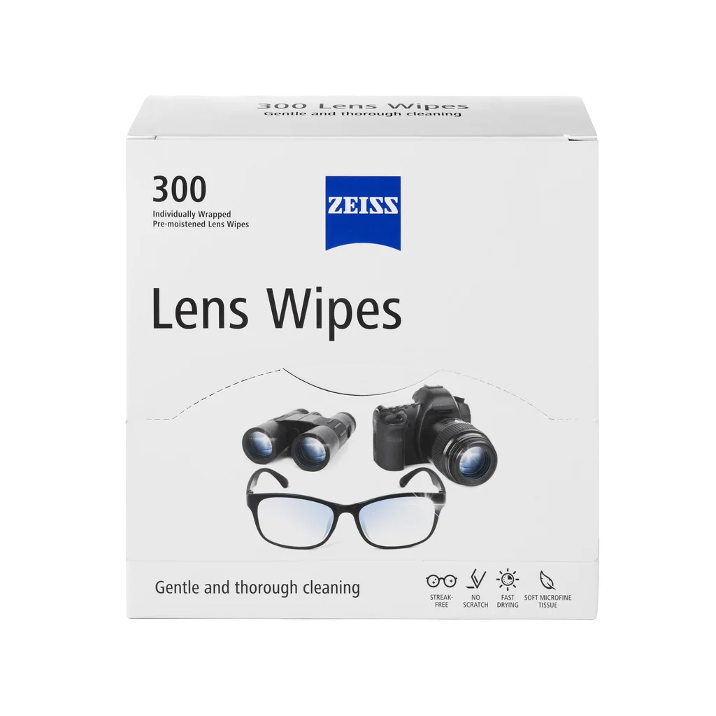 Zeiss Lens Wipes 300 Lenços Limpeza Lentes Óculos